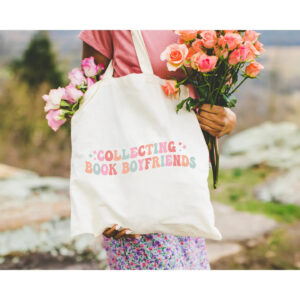 Collecting Book Boyfriends Polyester Canvas Tote Bag
