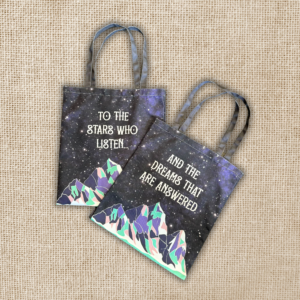 Stars Who Listen Tote Bag (A Court of Thorns and Roses)
