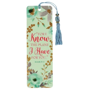 For I Know the Plans I Have for You Beaded Bookmark