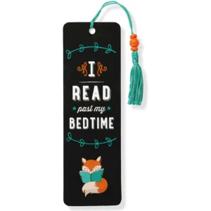 I Read Past My Bedtime Beaded Bookmark