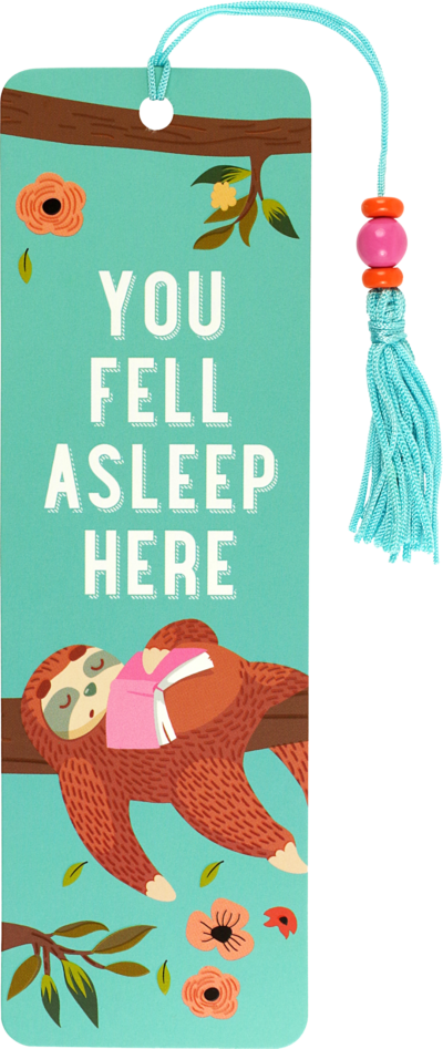 You Fell Asleep Here Beaded Bookmark