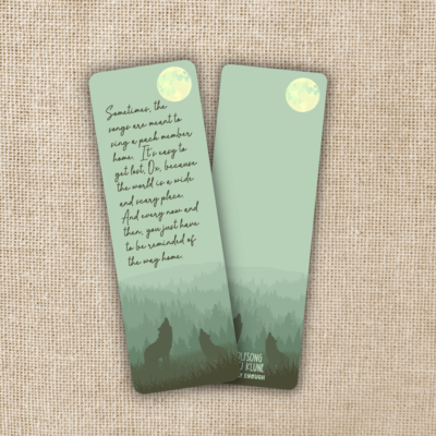 Song of Wolves Bookmark | Wolfsong, TJ Klune