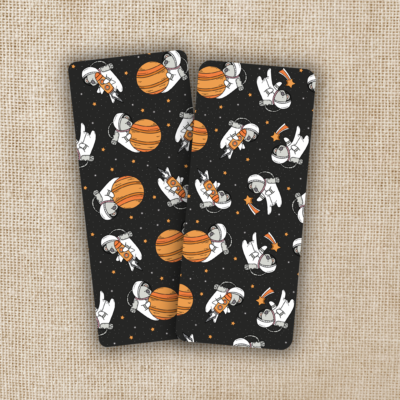 Koala in Space Pattern Bookmark