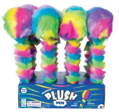 Rainbow Plush Pen