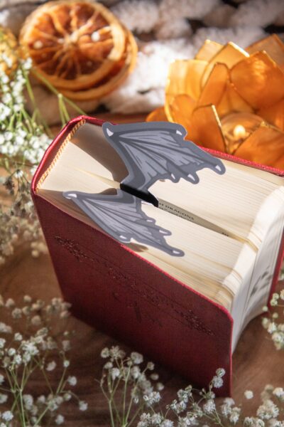 3D Dragon Wings Bookmark | Soft Touch